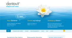 Desktop Screenshot of dentavit.ch